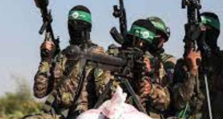 Hamas terrorists open fire from within Al-Shifa Hospital.