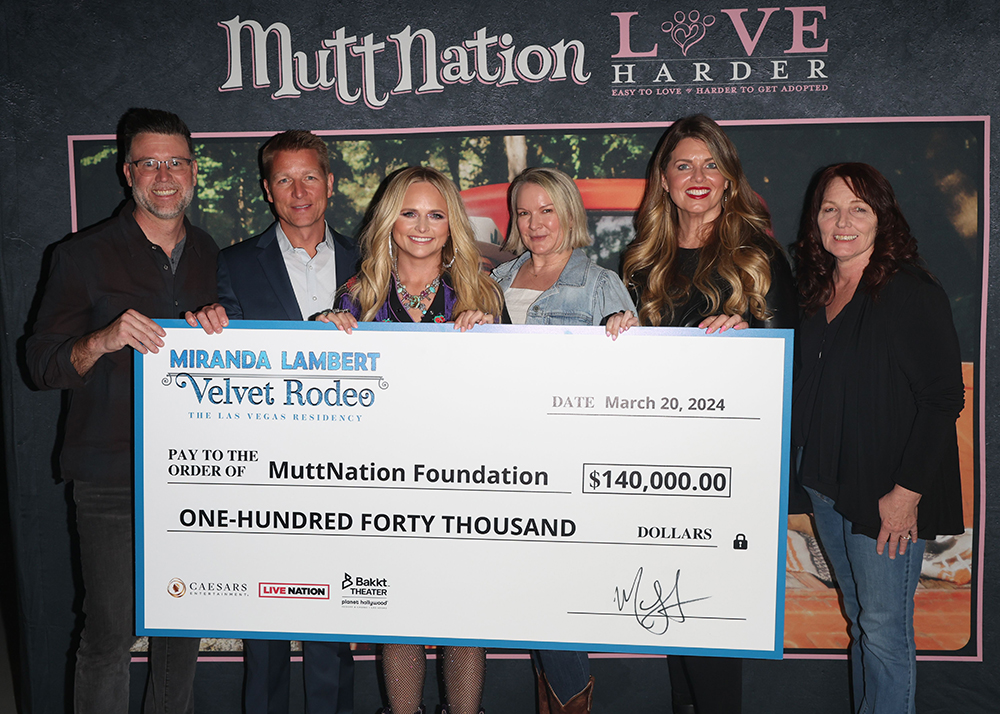 Miranda Lambert Donates $140,000 To Mutt Nation